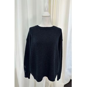 Vince Women's Wool Cashmere Blend Crewneck Pullover in Navy Blue, Size Small